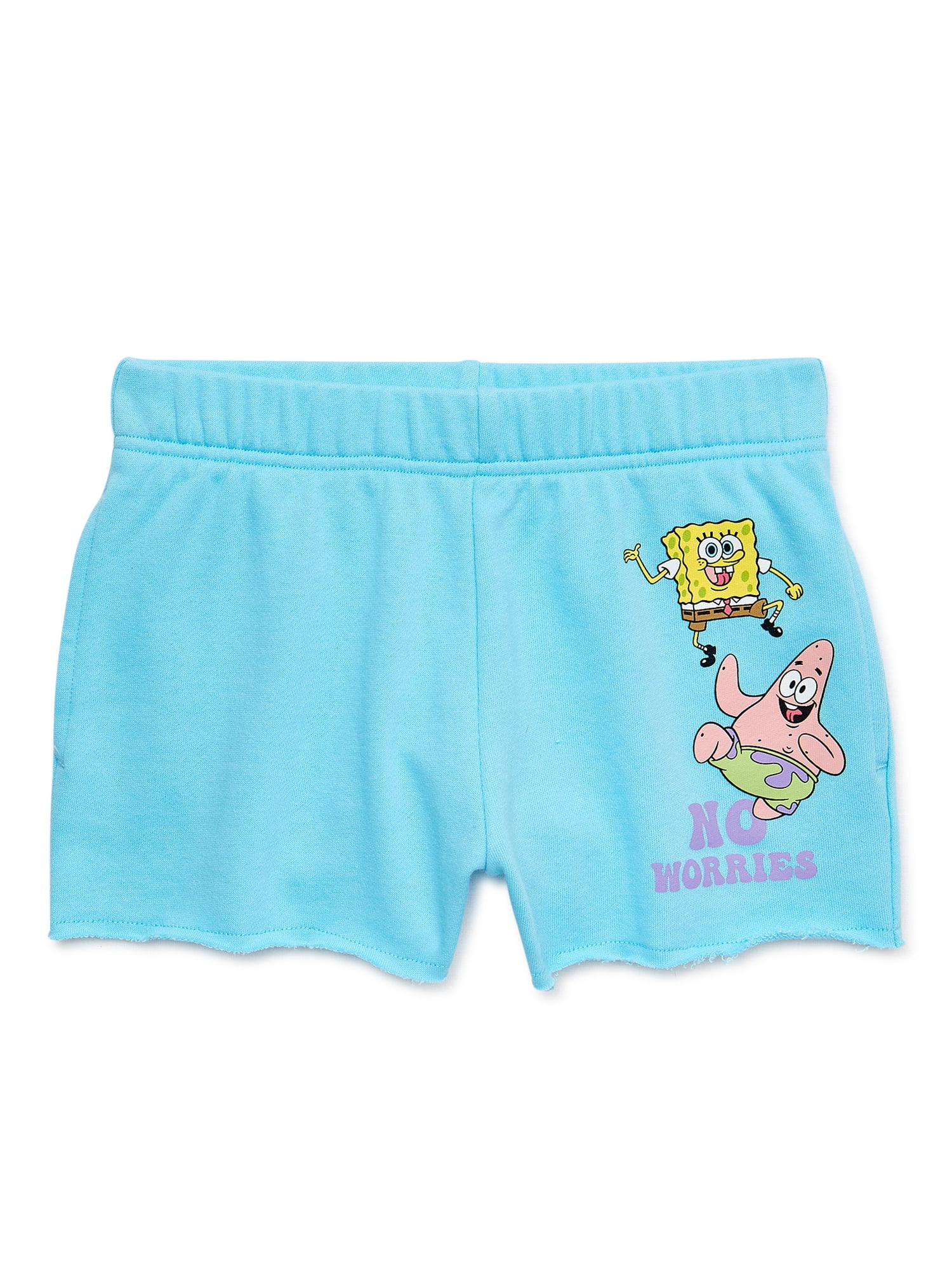 SpongeBob SquarePants Girls Graphic Print Shorts Walmart