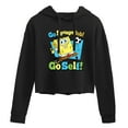 thumbnail image 1 of SpongeBob SquarePants - Go Spongebob Go Self - Juniors Cropped Pullover Hoodie, 1 of 6