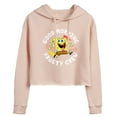 thumbnail image 1 of SpongeBob SquarePants - Good Morning Krusty Crew - Juniors Cropped Pullover Hoodie, 1 of 6