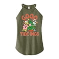 thumbnail image 1 of SpongeBob SquarePants - Good Tide - Juniors High Neck Tank Top, 1 of 6