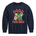thumbnail image 1 of SpongeBob SquarePants - Good Tide - Toddler And Youth Crewneck Fleece Sweatshirt, 1 of 6