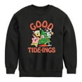 thumbnail image 1 of SpongeBob SquarePants - Good Tide - Toddler And Youth Crewneck Fleece Sweatshirt, 1 of 6