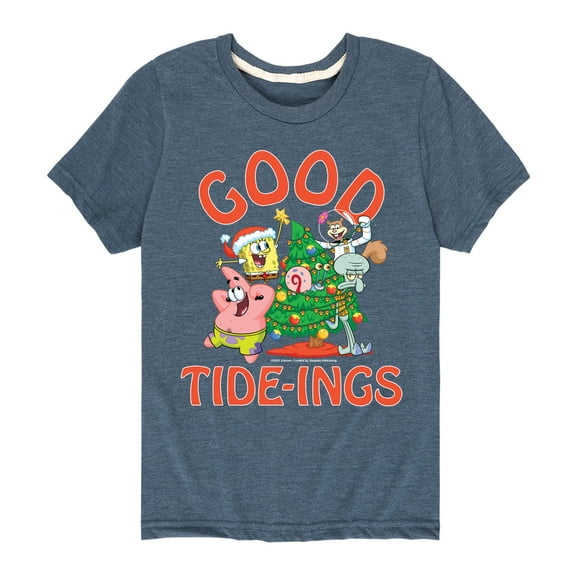 SpongeBob SquarePants - Good Tide - Toddler And Youth Short Sleeve Graphic T-Shirt