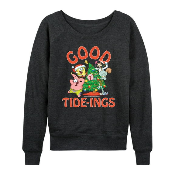 SpongeBob SquarePants - Good Tide - Women's Lightweight French Terry Long Sleeve Shirt