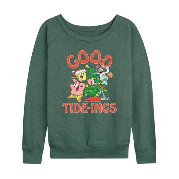 SpongeBob SquarePants - Good Tide - Women's Lightweight French Terry Long Sleeve Shirt