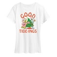 thumbnail image 1 of SpongeBob SquarePants - Good Tide - Women's Lightweight French Terry Pullover, 1 of 6