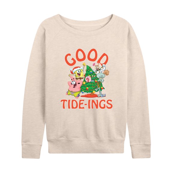 SpongeBob SquarePants - Good Tide - Women's Lightweight French Terry Long Sleeve Shirt