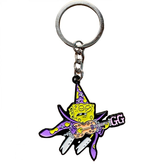SpongeBob SquarePants Goofy Goober Wizard Enamel Keychain