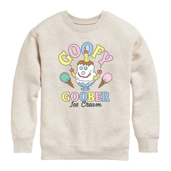SpongeBob SquarePants - Goofy Goober - Youth Boys Crew Fleece Sweatshirt