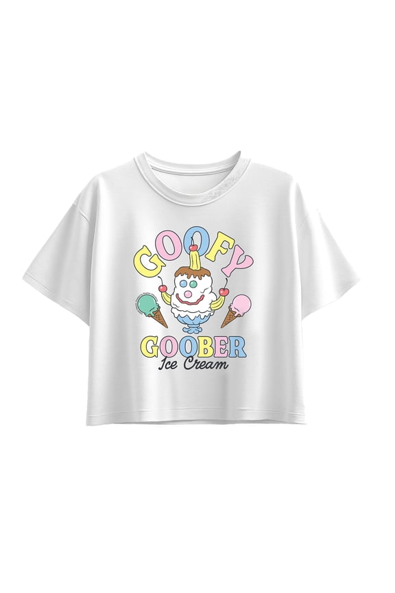 - Goofy Goober - Youth Girls Boxy T-Shirt