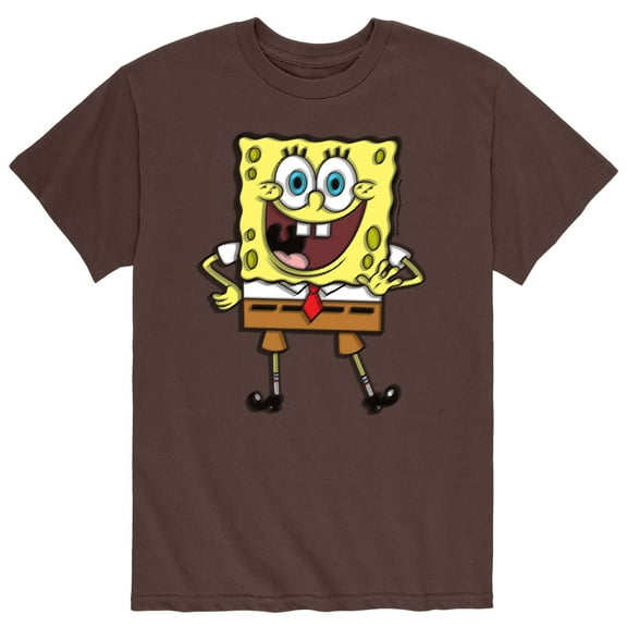 SpongeBob SquarePants - Greetings Blurred Spongebob - Men's Short Sleeve Graphic T-Shirt