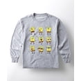 thumbnail image 1 of SpongeBob SquarePants - Grid - Toddler And Youth Long Sleeve T-Shirt, 1 of 5