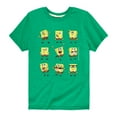 thumbnail image 1 of SpongeBob SquarePants - Grid - Toddler And Youth Short Sleeve Graphic T-Shirt, 1 of 5