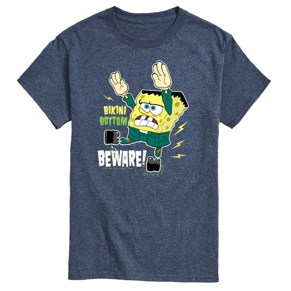 SpongeBob SquarePants - Halloween Bikini Bottom Beware - Men's Short Sleeve Graphic T-Shirt