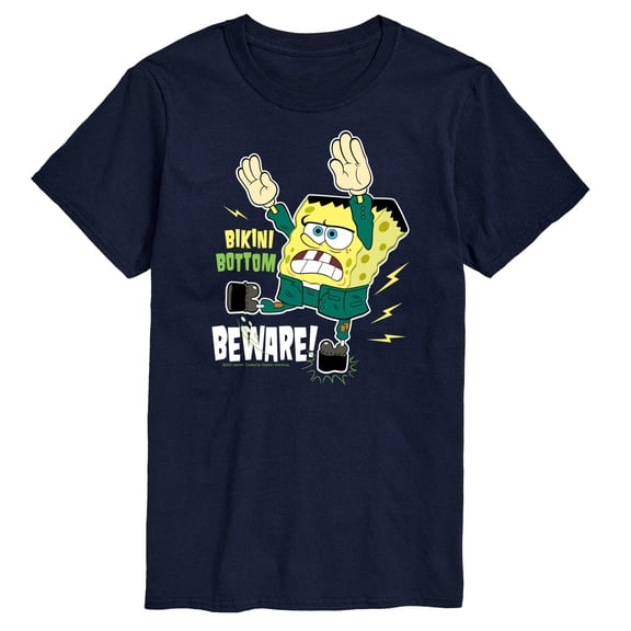 SpongeBob SquarePants - Halloween Bikini Bottom Beware - Men's Short Sleeve Graphic T-Shirt