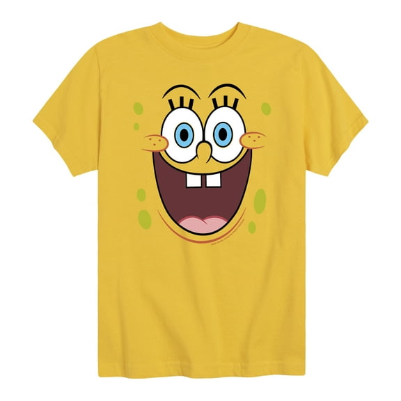 SpongeBob SquarePants - Happy Face - Toddler And Youth Short Sleeve Graphic T-Shirt