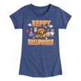 thumbnail image 1 of SpongeBob SquarePants - Happy Halloween - Toddler And Youth Girls Short Sleeve Graphic T-Shirt, 1 of 6