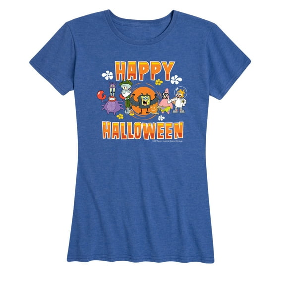 SpongeBob SquarePants - Happy Halloween - Women's Short Sleeve Graphic T-Shirt