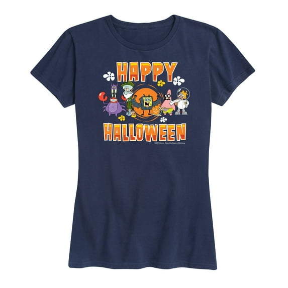 SpongeBob SquarePants - Happy Halloween - Women's Short Sleeve Graphic T-Shirt