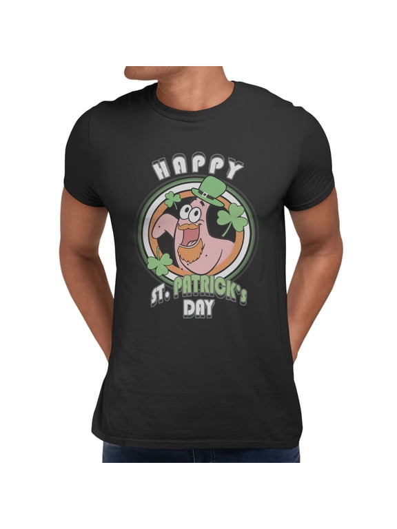 Happy St. Patrick's Day Men's T-Shirt (Black, S-XXXL)