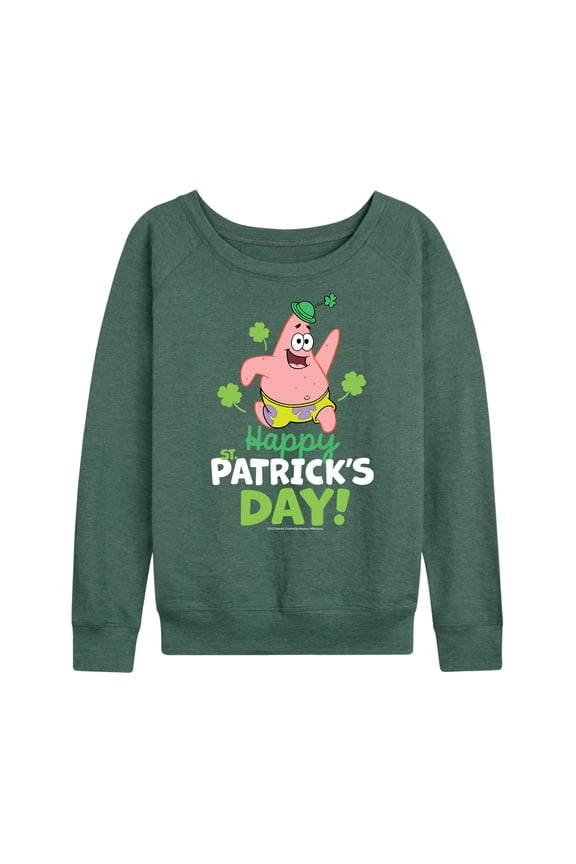 - Happy St. Patrick's Day - Women's Lightweight French Terry Long Sleeve Shirt