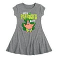 thumbnail image 1 of SpongeBob SquarePants - Happy St. Patricks Day - Girls Fit And Flare Cap Sleeve Dress, 1 of 1
