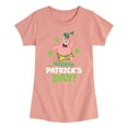 thumbnail image 1 of SpongeBob SquarePants - Happy St. Patricks Day - Girls Fitted Short Sleeve Tee, 1 of 6