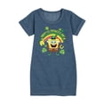 thumbnail image 1 of SpongeBob SquarePants - Happy St. Patricks Day - Girls Ss Fleece Dress, 1 of 5
