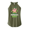thumbnail image 1 of SpongeBob SquarePants - Happy St. Patricks Day - Juniors High Neck Tank Top, 1 of 6
