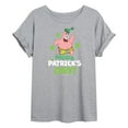thumbnail image 1 of SpongeBob SquarePants - Happy St. Patricks Day - Juniors Ideal Flowy Muscle T-Shirt, 1 of 6