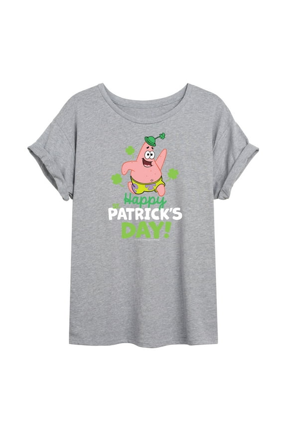 - Happy St. Patricks Day - Juniors Ideal Flowy Muscle T-Shirt