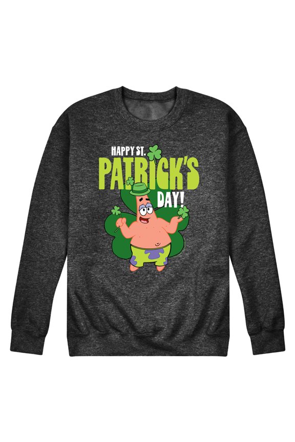 - Happy St. Patricks Day - Men's Crew Neck Fleece Pullover