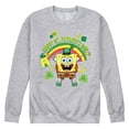 thumbnail image 1 of SpongeBob SquarePants - Happy St. Patricks Day - Men's Crew Neck Fleece Pullover, 1 of 6