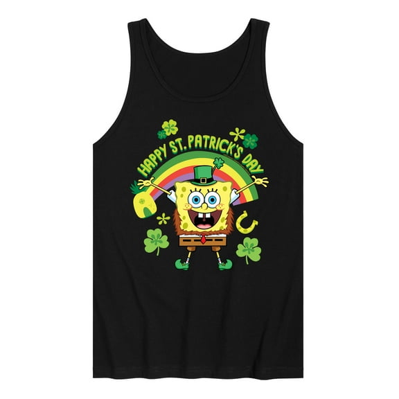 SpongeBob SquarePants - Happy St. Patricks Day - Men's Jersey Tank Top