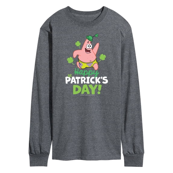 SpongeBob SquarePants - Happy St. Patricks Day - Men's Long Sleeve T-Shirt