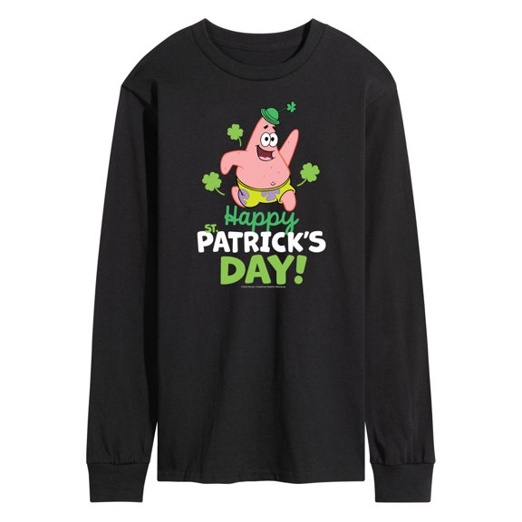 SpongeBob SquarePants - Happy St. Patricks Day - Men's Long Sleeve T-Shirt