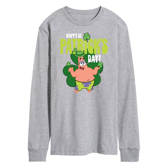 SpongeBob SquarePants - Happy St. Patricks Day - Men's Long Sleeve T-Shirt