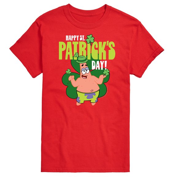 SpongeBob SquarePants - Happy St. Patricks Day - Men's Short Sleeve Graphic T-Shirt