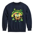 thumbnail image 1 of SpongeBob SquarePants - Happy St Patricks Day - Toddler And Youth Crewneck Fleece Sweatshirt, 1 of 6