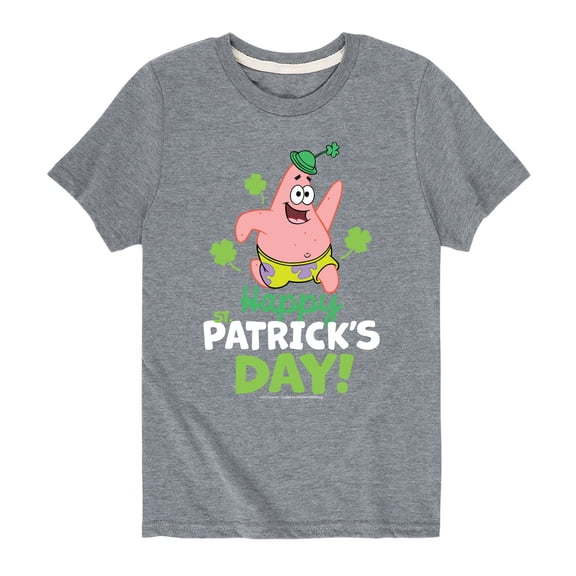 SpongeBob SquarePants - Happy St Patricks Day - Toddler And Youth Short Sleeve Graphic T-Shirt