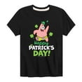thumbnail image 1 of SpongeBob SquarePants - Happy St Patricks Day - Toddler And Youth Short Sleeve Graphic T-Shirt, 1 of 6