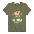 thumbnail image 1 of SpongeBob SquarePants - Happy St Patricks Day - Toddler And Youth Short Sleeve Graphic T-Shirt, 1 of 6