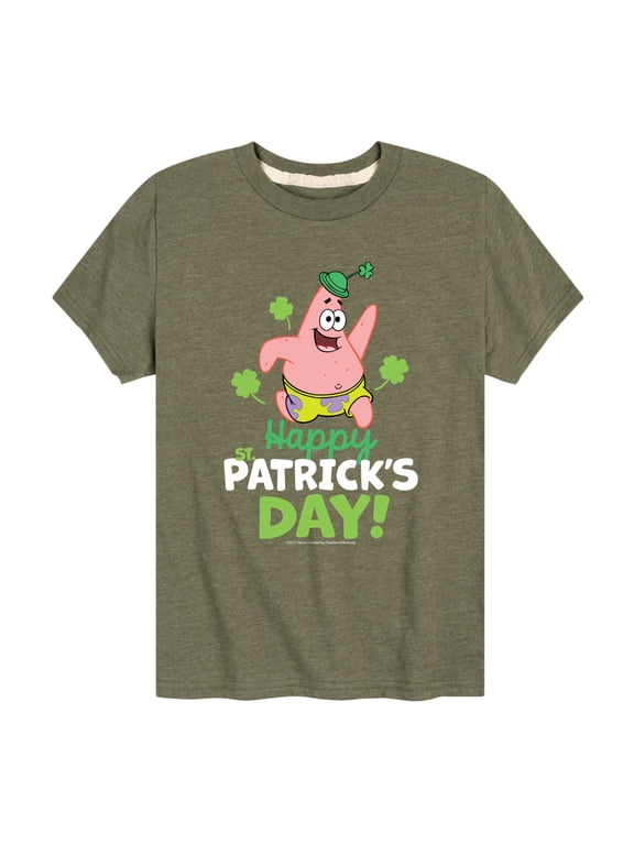- Happy St Patricks Day Boys' Short Sleeve Graphic T-Shirt