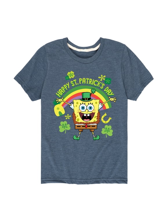 - Happy St Patricks Day Boys' Short Sleeve Graphic T-Shirt