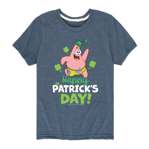 SpongeBob SquarePants - Happy St Patricks Day - Toddler And Youth Short Sleeve Graphic T-Shirt