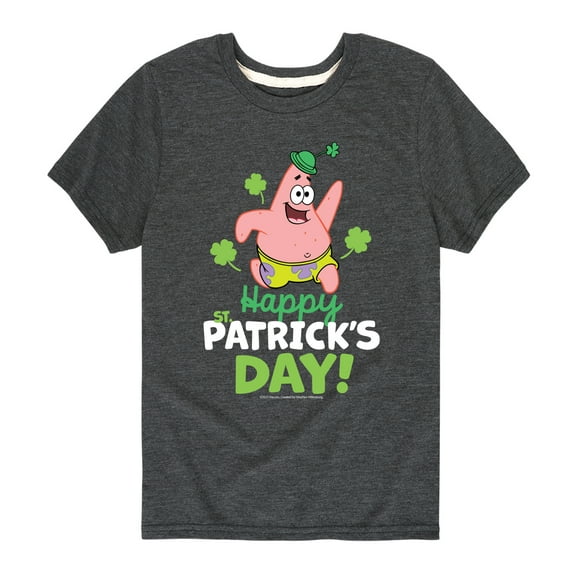 SpongeBob SquarePants - Happy St Patricks Day - Toddler And Youth Short Sleeve Graphic T-Shirt