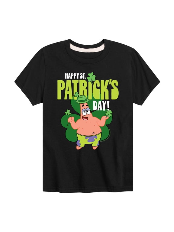 - Happy St Patricks Day Boys' Short Sleeve Graphic T-Shirt
