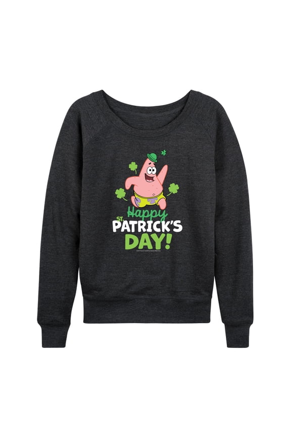 - Happy St Patricks Day - Women's Lightweight French Terry Long Sleeve Shirt
