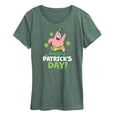 thumbnail image 1 of SpongeBob SquarePants - Happy St Patricks Day - Women's Short Sleeve Graphic T-Shirt, 1 of 6