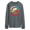 thumbnail image 1 of SpongeBob SquarePants - Have A Swell Christmas - Men's Long Sleeve T-Shirt, 1 of 6